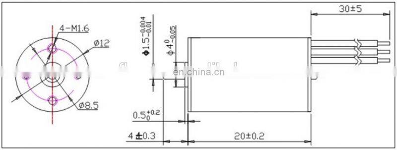 1220ZWW coreless dc bldc motor apply in UAV unmanned aerial vehicle