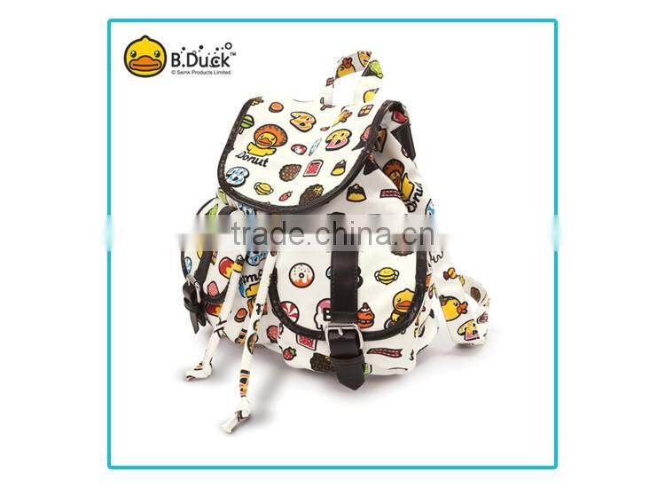 Wholesale trendy canvas backpack school bags trendy backpack bags