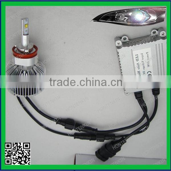 One set 35W 4000LM H8 LED light Replace Halogen Bulb Car Headlight kit used to fog light tail light