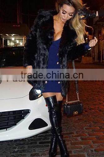 Summer dress 2016 new fashion women navy long sleeve V neck evening bandage Dress Bandage Bodycon Women Wearing