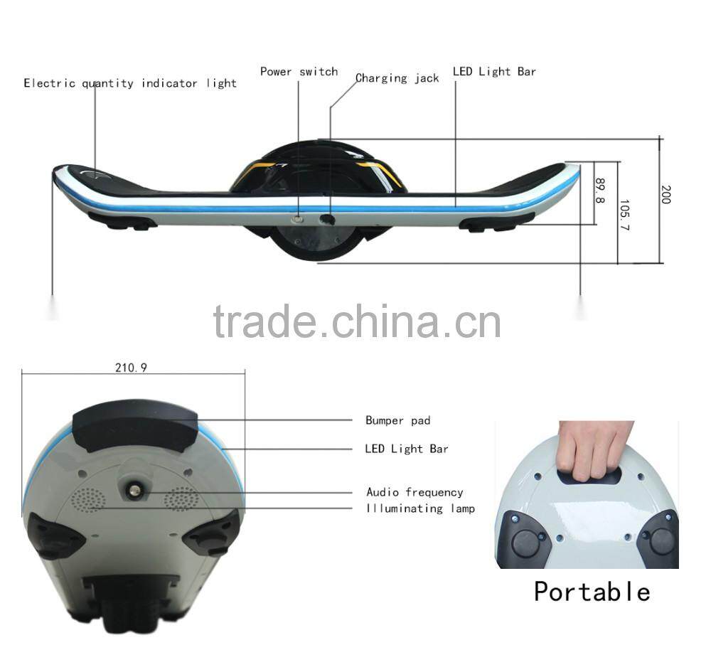 Fashion one wheel electric cheap hoverboard skateboard