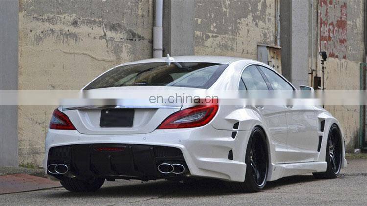 Perfect fitment VTT style wide body kit for Mercedes Benz cls class w218 front bumper rear bumper side skirts fender  spoiler