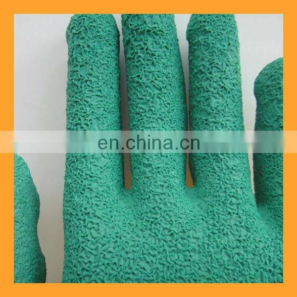 Latex Palm Dipped Protective Safety Work Garbage Gloves