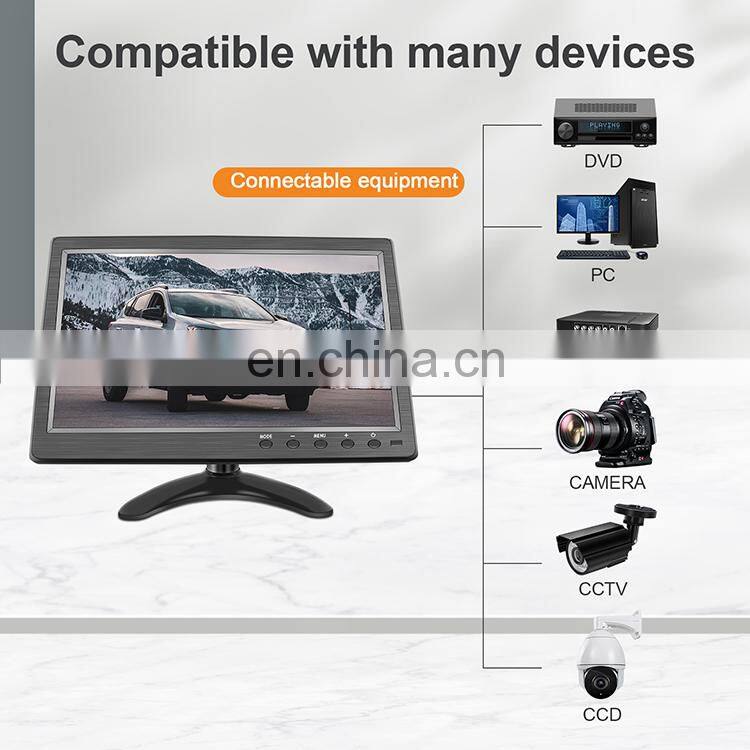 High quality 10.1 Inch PC Computer Monitor with HDMI/VGA/AV/BNC/USB input for gaming machine