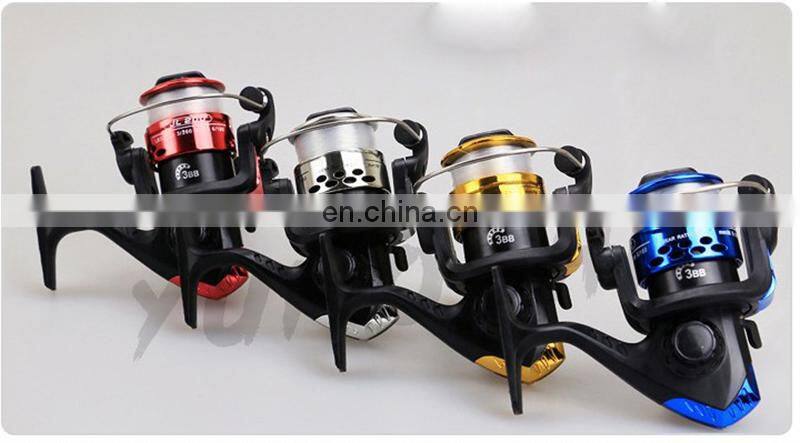 In Stock Wholesale Good Price Plastic 3BB 150g 5.2:1 Spinning Fishing Reel With Nylon Fishing Line