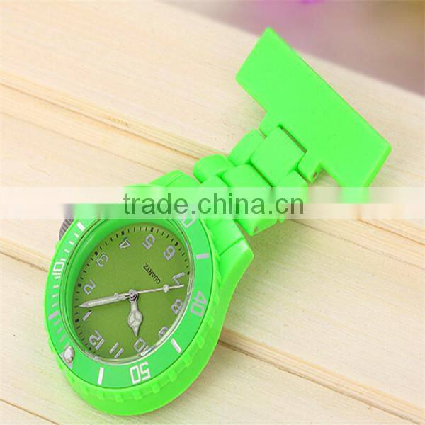 China factory silicone nurse watch