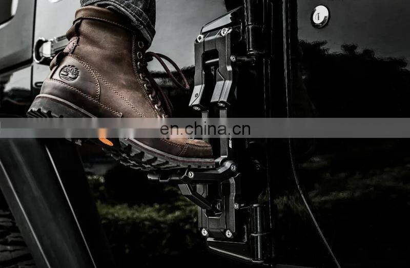 Maiker auto part Side ladder for Jeep wrangler JK JL stepladder 4x4 accessories