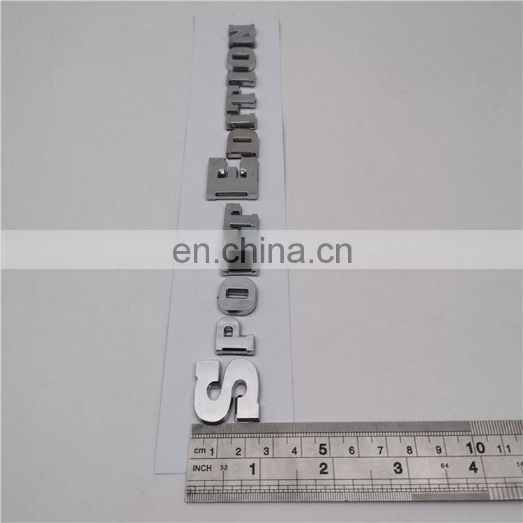 High Quality ABS Customized Chrome Letter Sticker Car Emblem Badge