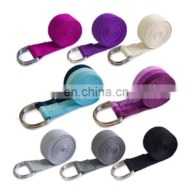 100% Cotton Yoga Straps for Stretching Fitness