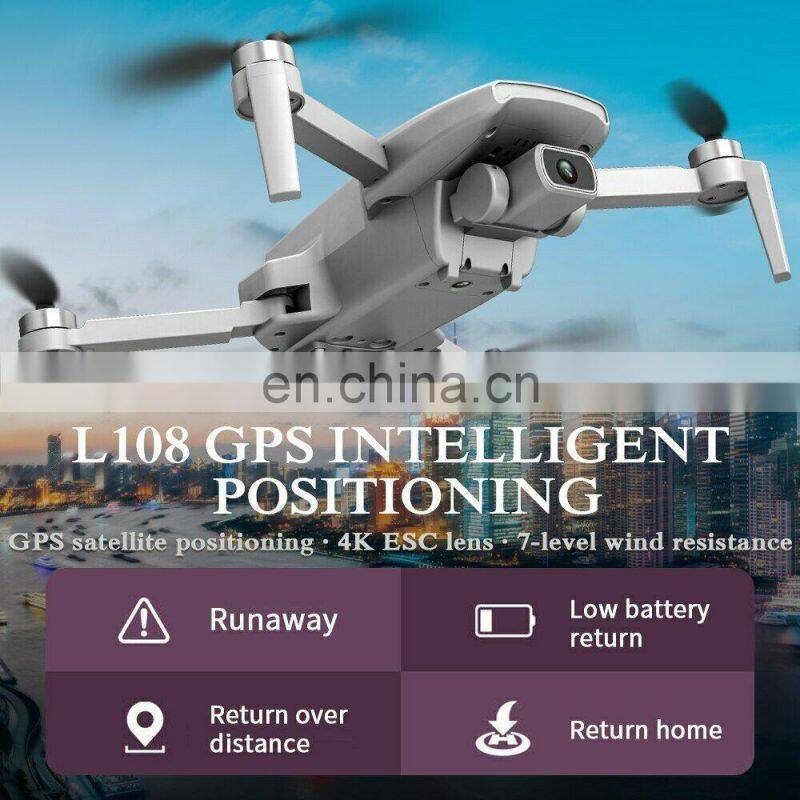 GPS Drone L108 4K HD 5G WiFi Brushless Motor FPV Drone 1KM Distance RC Quadcopter VS EX5 VS SG108 Drones