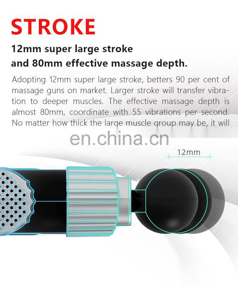 2020 Booster A2 new coming brushless Massage Gun Fascia Massager Deep Percussion Muscle Gun