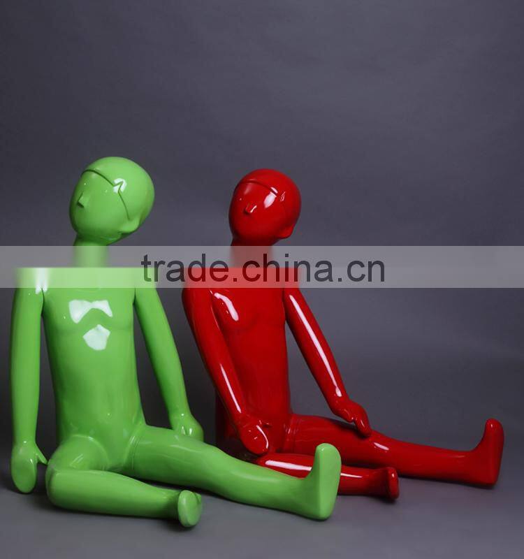 kid boy mannequin with sculptured hair