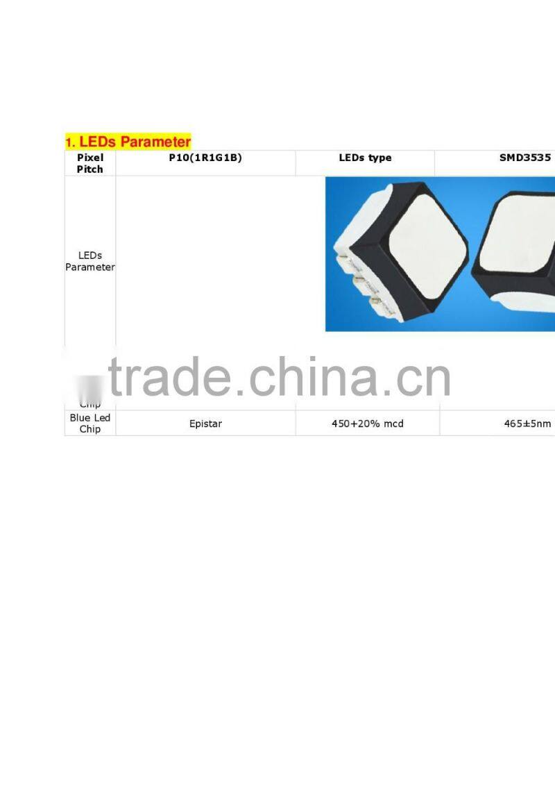 China supplier p3/p4/p5/p6/p10 indoor & outdoor led display, led module, led screen, led board in stock