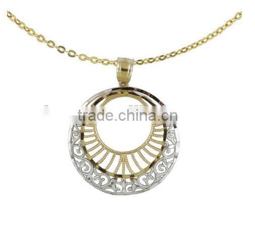 Wholesale Fashion Men's Stainless Steel Cable Inlay Cross Pendant Necklace