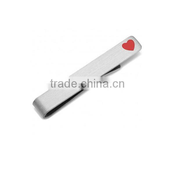 Thin Tie Bar Tie Clip with Custom Logo