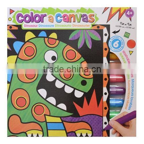 pre printed canvas to paint