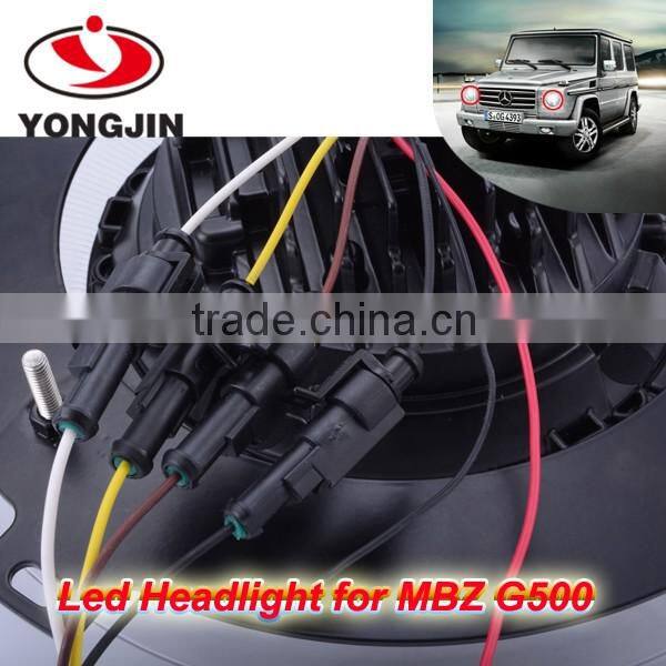 High / low beam 90w 75w 11 inch led headlight for MBZ G500