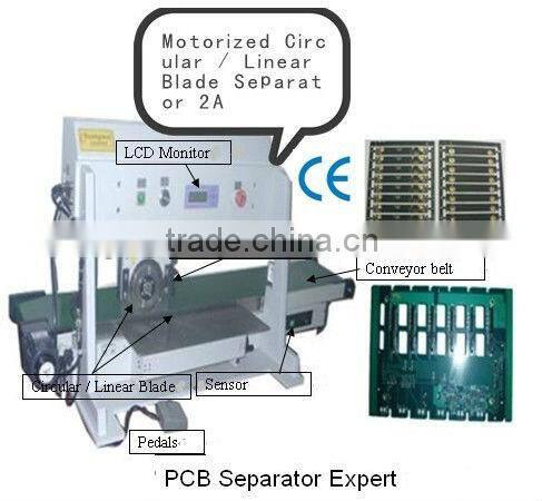 High efficiency PCB v cutting machine