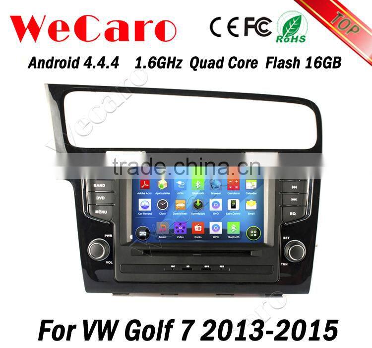 Wecaro 7" WC-7003 Android 4.4.4 car dvd player quad core for vw golf 7 dvd navigation stereo tv tuner 2013 2014 2015