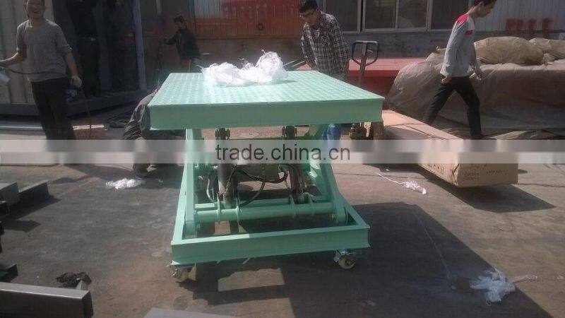 hydraulic stationary scissor elevator