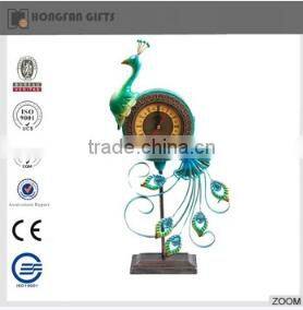 metal funny chef staue art clock