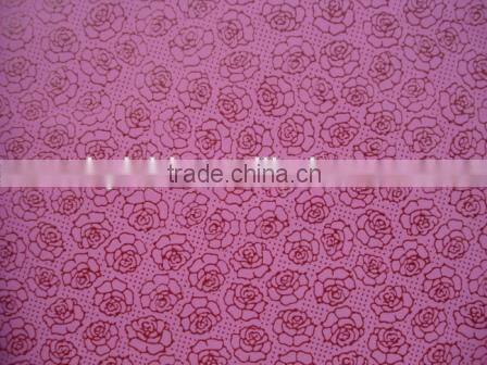 small flowers PU leather for bags, cases and shoes