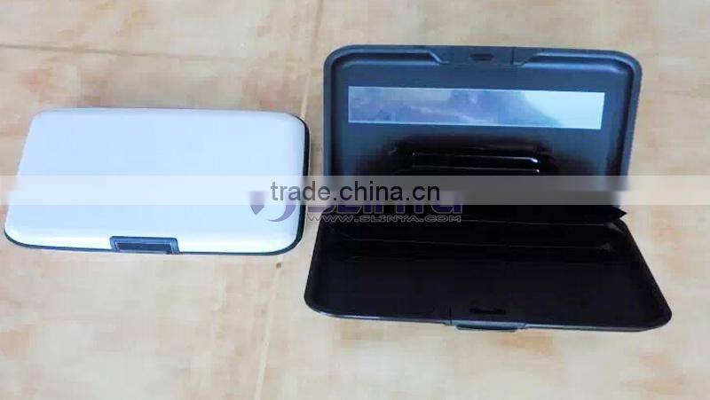 IPX4 Waterproof RFID Credit Cards IC Card Aluminum Name Card Wallet