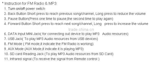 30W high performance solar powered radio