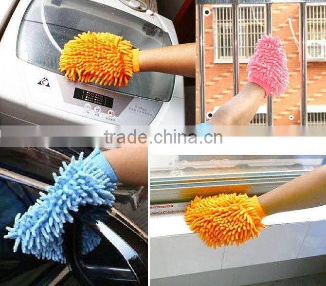Fashion glass cleaning glove / magic cleaning gloves