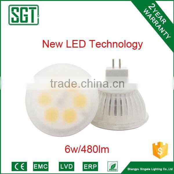 new design 6W 480lm GU5.3 led spotlight small led spotlights led ceiling spotlights