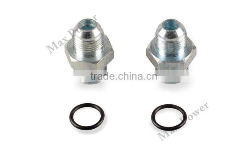 AN8 universal auto thermostat oil cooler sandwich plate oil dapter oil sandwich