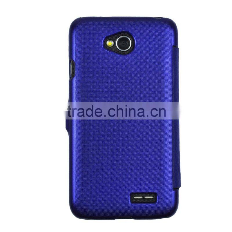 High quality PU Flip Leather cover case for LG L70