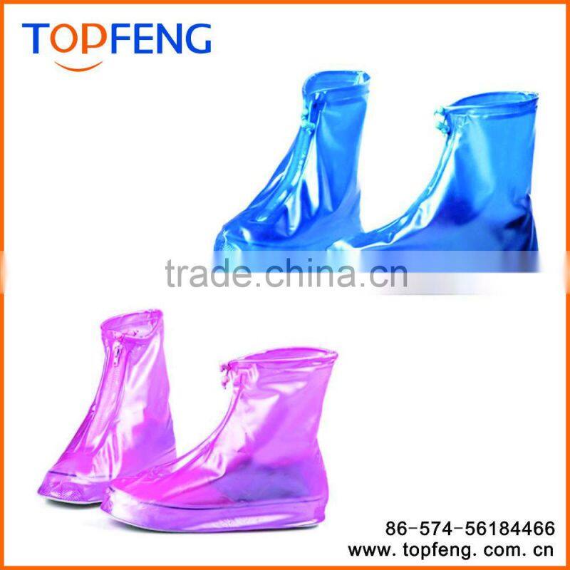 Fashion Waterproof Shoes Cover Rain Snow Reusable Protective Shoes Covers for Women Men Kids