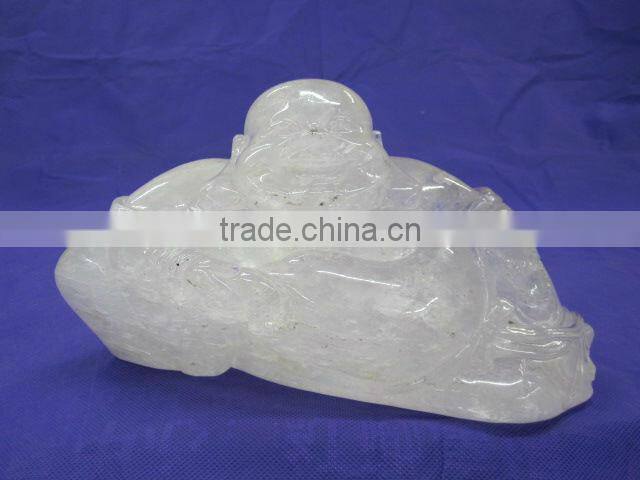 Crystal carved budda