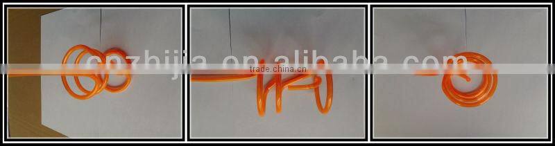 Plastic striped acrylic straws of drinking