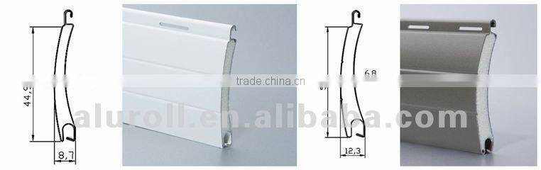Rolling shutter with maual or electric control system