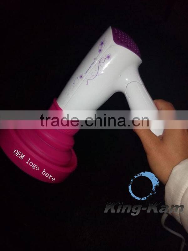 Purple silica diffuser foldable domestic hair care products