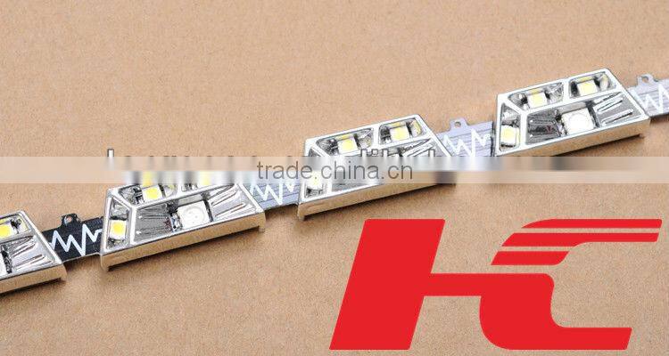 led daytime running light drl Dual color yellow as turning lights