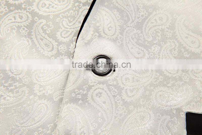 2016 OEM service manufacturer direct sale slim fit cream wedding suit