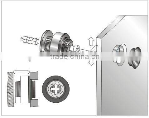 stainless steel glass point fixing