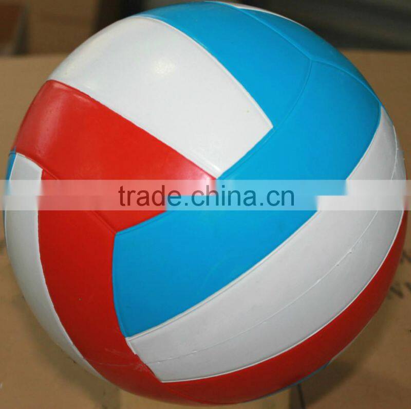 soft touch colorful official size weight rubber volleyball