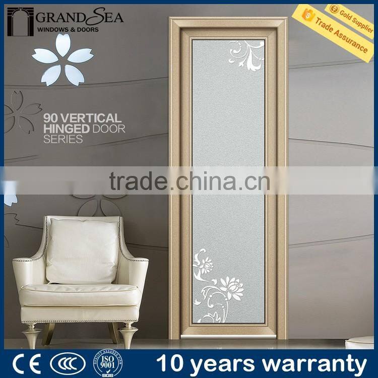 Waterproof interior bathroom aluminium door