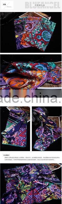 Digital printed silk scarves022