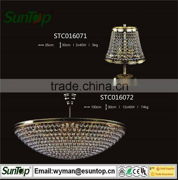 2016 home decoration led crystal chandelier has CE/Rohs/UL/SAA