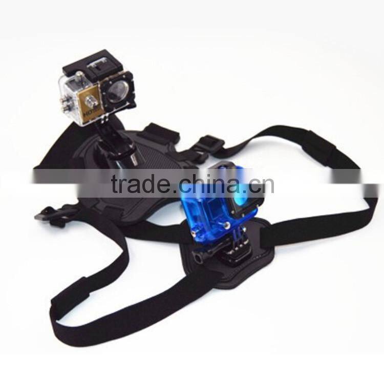 For Gopro SJ4000 Accessories Fetch Dog Harness Chest Fetch Strap Belt Mount For GoPro Hero 4 3+ 3 2 Auction Camera