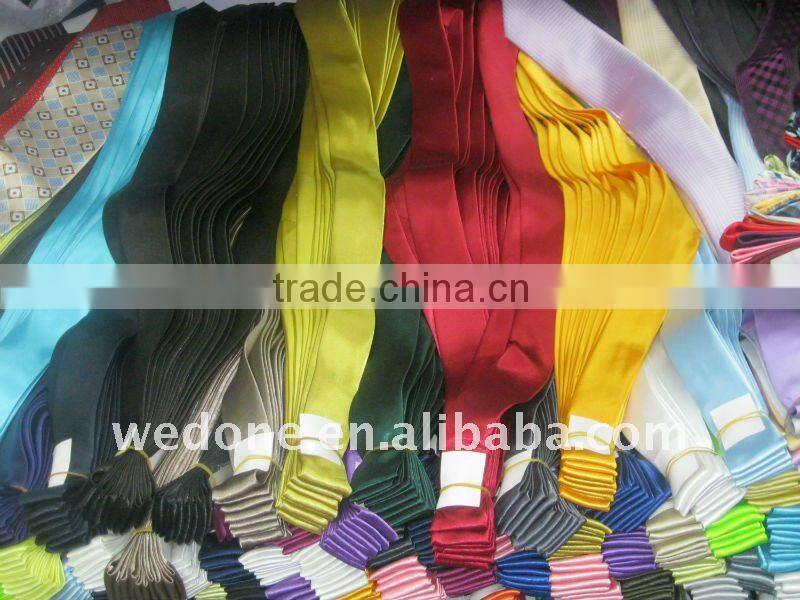 Popular unicolor tie colorful skinny tie