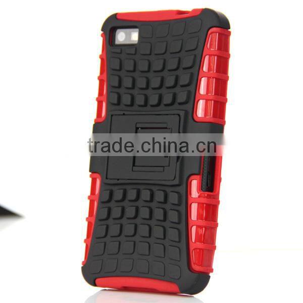 Original design new brand hot selling Tough hard Shockproof Armor Cover case rugged heavy duty Case Dual Layer for Blackberry