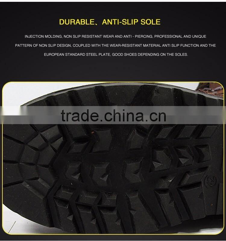 light weight Industrial Safety Boots and shoes with steel toe safety shoe manufacturer