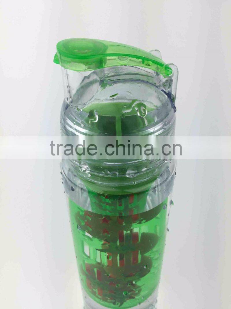 2016 New design 24oz BPA free fruit infusion joyshaker bottle water bottle 28oz 28 oz