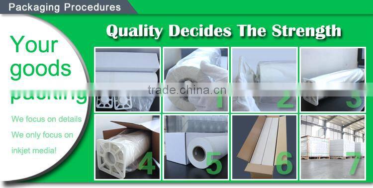 China manufacturer Super heavy Inkjet banner roll for display inkjet media